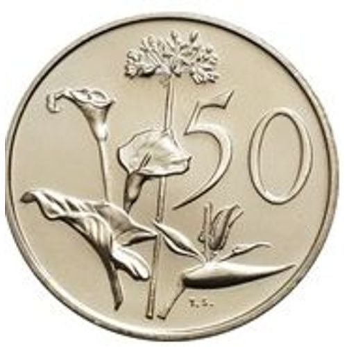 Pièce 50 Cents Afrique Du Sud - 1988