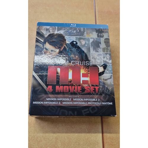 Coffret Bluray 4 Films Mission Impossible
