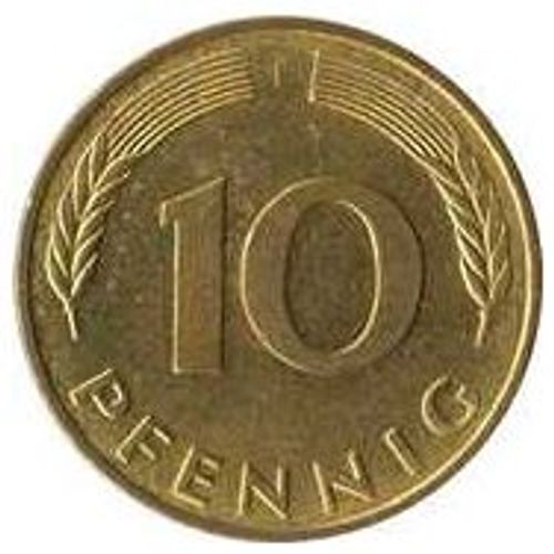 Pièce 10 Pfennig Allemagne - 1973 F