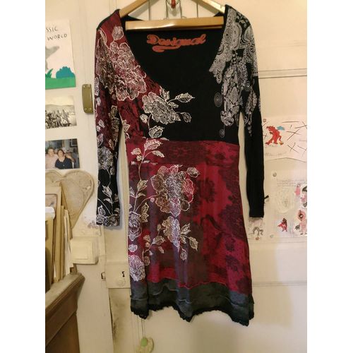 Robe Asymétrique Colorée 40 L Desigual.