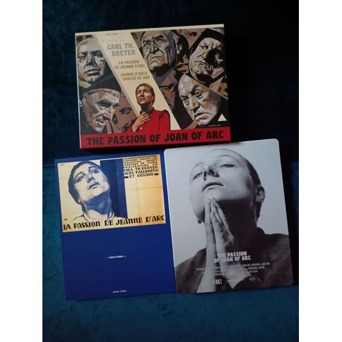 Steelbook Import 1 Blu-Ray + 2 Dvd + 1 Livret Illustré De 100 Pages De La Version Restaurée Du Film The Passion Of Joan Of Arc/La Passion De Jeanne D'Arc De Carl Theodor Dreyer