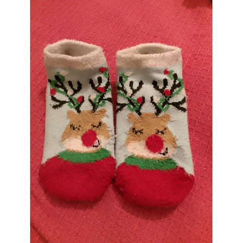 Chaussettes Chaudes Colorées Antidérapantes 5 Ans.