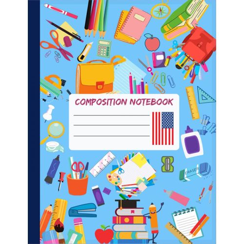 Composition Notebook Wide Ruled: Cute School Supplies Cover - No Matter How You Feel, Get Up, Dress Up, And Show Up - 8.5 X 11 Inches High Quality Lined White Pages Inside - Workbook For Girls Kids Te