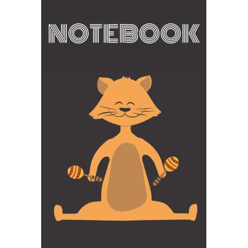 Notebook Cat Playing Maracas: Kitty Lovers Maracas Lovers