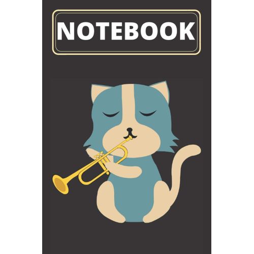 Notebook Cat Playing Trumpet: Kitty Lovers Trumpet Lovers