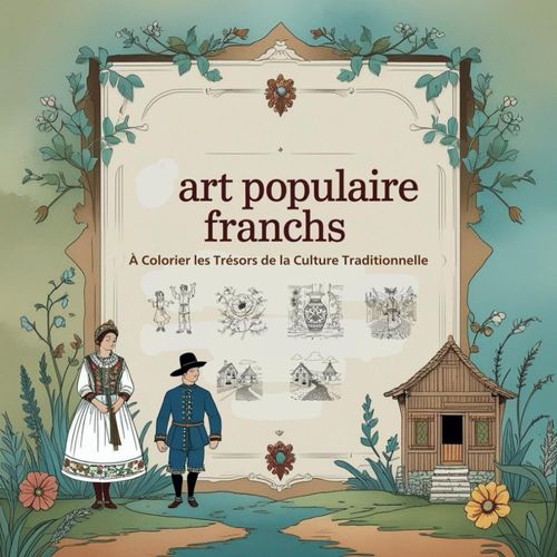 Art Populaire Français: À Colorier Les Trésors De La Culture Traditionnelle