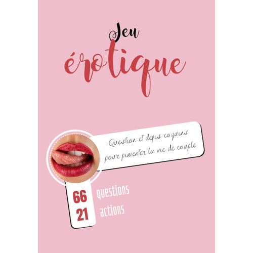 Jeu Érotique - Question Et Défis Coquins Pour Pimenter La Vie De Couple: Idee Cadeau Couple I Jeux Coquins Adulte I Cadeau Homme Cadeau Femme I Idéal Pour Pimenter La Vie Sexuelle De Votre Couple Et V