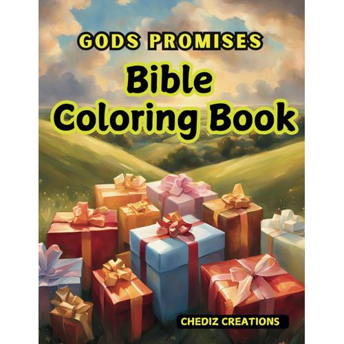 Gods Promises Bible Coloring Book: 50 Large Prints For Coloring With Bible Verses