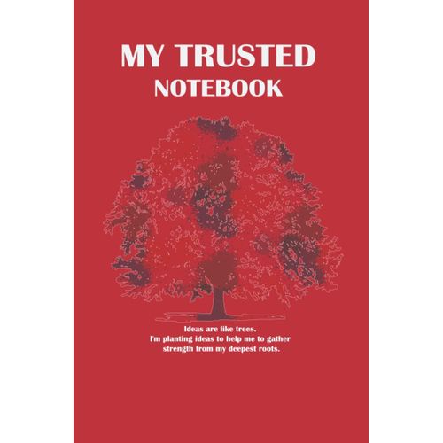 Notebook: Tree Of Life Notebook, Journal And Organizer| Lined Interior, Size 6 X 9, 120 Pages | Red Cover Special Edition |
