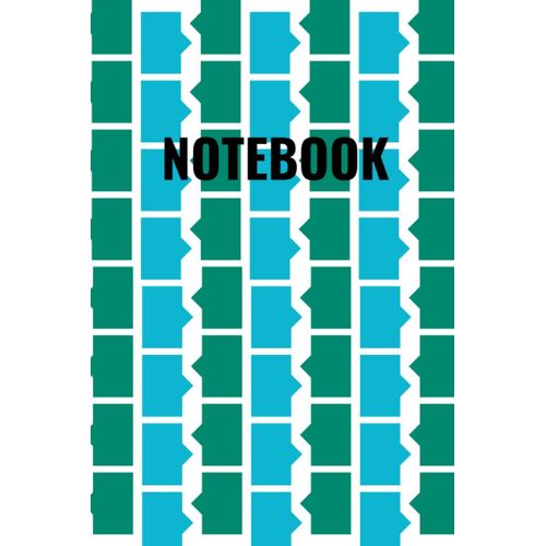 Notebook: Vintage Color Stripes Notebook - College Ruled - Geometric Style Illustration - Composition Draw And Write Journal With Lined Pages