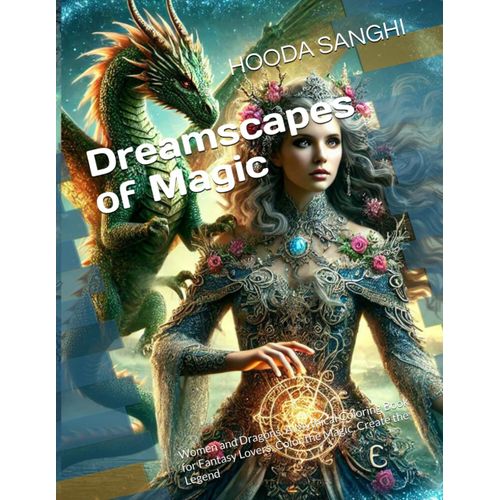 Dreamscapes Of Magic: Women And Dragons, A Mythical Coloring Book For Fantasy Lovers, Color The Magic, Create The Legend, Gift, Stress Relief, Adult ("Mystic Bond: Women Of Dragons")