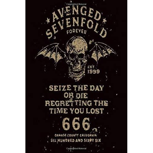 Avenged Sevenfold Hard Rock Band Musc Food Journal
