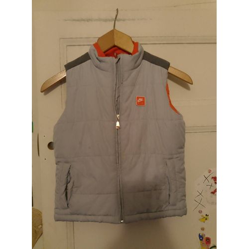Blouson Sans Manches Gris 6 Ans Nike.
