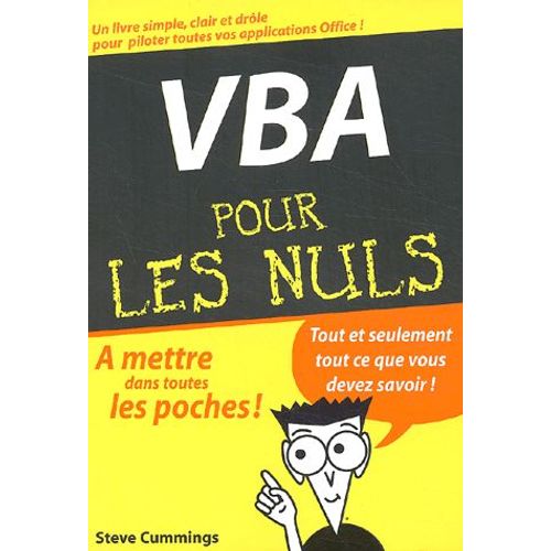 Vba Pour Les Nuls