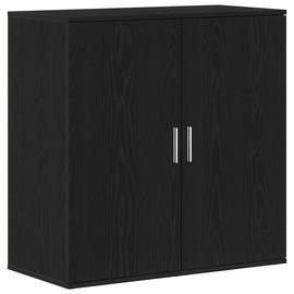 Vidaxl Buffet Latéral Chêne Noir 79x38x80 Cm Bois D'ingénierie