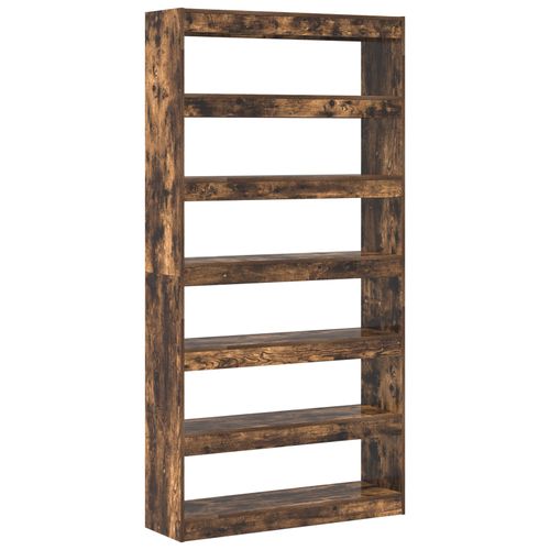 Vidaxl Bibliothèque Marron Bois Reconstitué 100 X 30 X 198 Cm