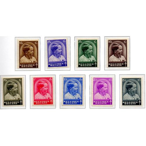 Belgique Timbres Lutte Contre La Tuberculose 1936