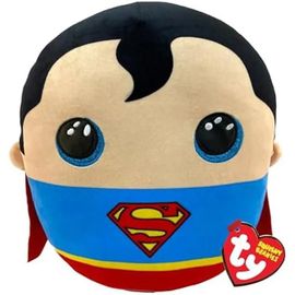 Bonnet En Peluche - Ty - Superman - 25,44 Cm - Multicolore - Doux Et Réconfortant