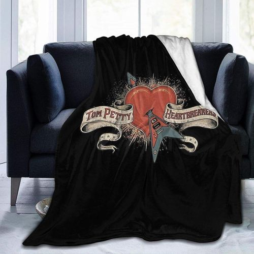 Danu Tom Way Petty Et Palkon The Heartbreakers Couverture En Micro Polaire Ultra Douce Flanelle Lavable Légère 60x80 Pouces
