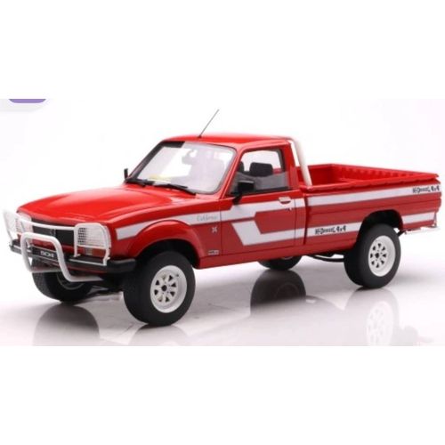 Miniature Neuve Peugeot 504 Pick-Up Dangel Red Ottomobile Otto 1/18