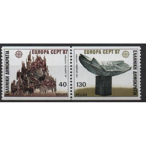 Grèce Timbres Europa 1987