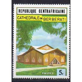 Centrafrique Timbre Cathédrale De Bangui 1971