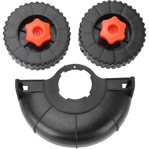Roue de Support de Coupe-Bordures, Roue Auxiliaire Universelle Légère pour Tondeuse à Gazon, Conception Stable, Pratique pour Usage Domestique, Convient aux Petites Tondeuses