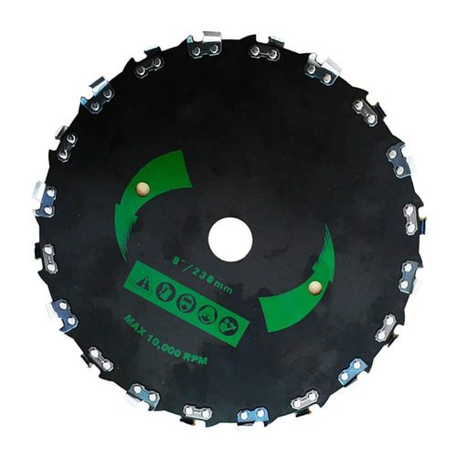 Tête de débroussailleuse, Lame Débroussailleuse 20 dents 9"" Vitesse maximale 10 000 tr/min Accessoire de tondeuse à gazon