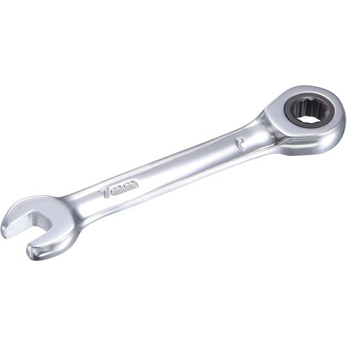 7mm Trapu Clé Plate à Cliquet Mixte Métrique 72 Dents 12 Point Boîte Terminé Outils CR-V