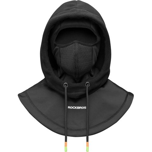 Cagoules Polaire Homme Balaclava Chaud Coupe-Vent Cache-Cou À Capuchon Sous Casque Pour Vélo Moto Ski Trottinette
