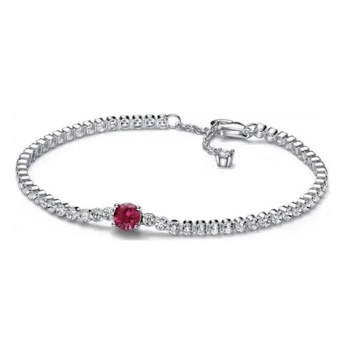 Bracelet Mode Femme - Style Affirmé - Argent Sterling 925/1000 Et Zircon - Silver 9