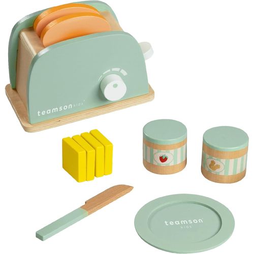Checarzhn--No1 Grille-Pain 11 Accessoires De Dinette Enfant Garçon Fille Vert Tk-W00006