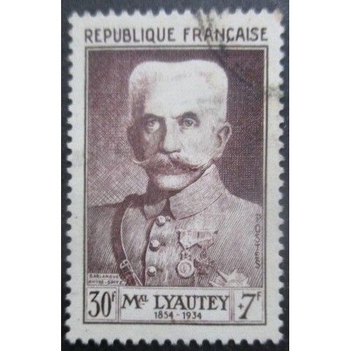 France N°950 Maréchal Lyautey Oblitéré