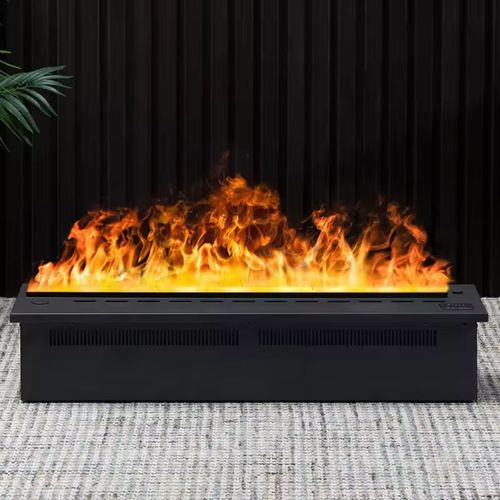 Smart Home 3D Fireplace Water Steam Humidifier LED Decorative Flame TV Wall Sound Of Firewood Cracking Vapour Electric Fireplace