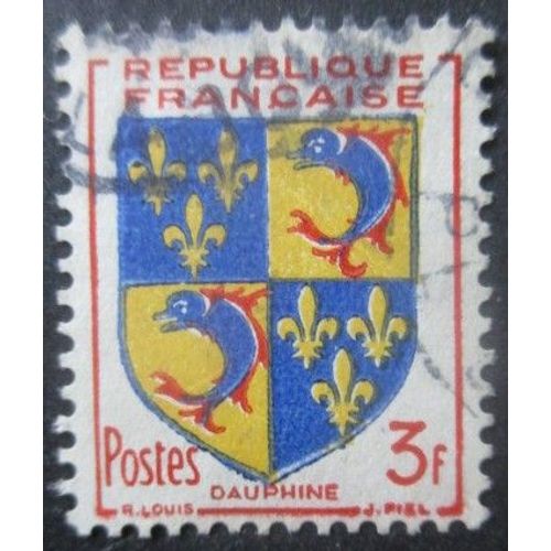France N°954 Armoirie Du Dauphiné Oblitéré