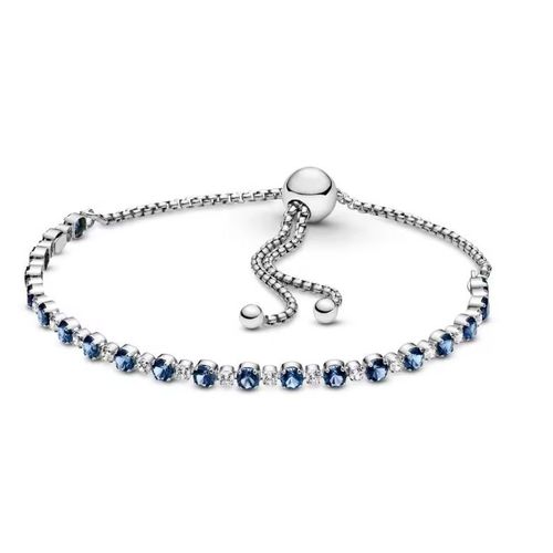 Bracelet Mode Femme - Style Affirmé - Argent Sterling 925/1000 Et Zircon - Silver 18