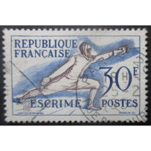 France N°962 Jeux Olympiques D'Helsinki 1952 Oblitéré