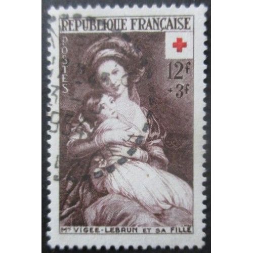 France N°966 Croix Rouge Oblitéré
