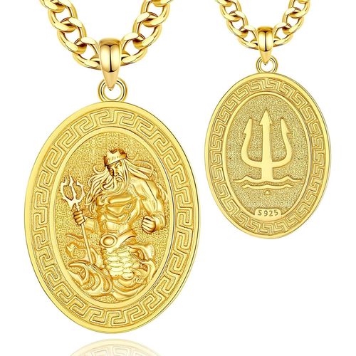 Checarzhn--No1 St. Christophe/St. Michel/St. Benoît/Saint Jude//Médaille Vierge Marie Croix Jésus 7 Sceaux D'archange Pendentif En Argent Sterling 925 Pour Hommes Femmes Amulettes Religieuses