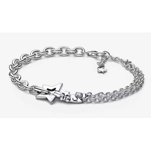 Bracelet Mode Femme - Style Affirmé - Argent Sterling 925/1000 Et Zircon - Silver 29