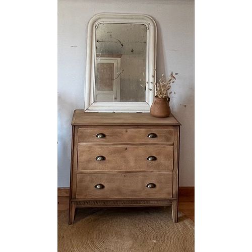 Commode Vintage En Chêne Massif Brut 