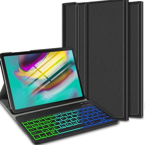Lbgwp60 Étui Clavier Tablette Pour Samsung Galaxy Tab S8 2022/Tab S7 11""2020,Housse Clavier Magnétique Bluetooth Sans Fil Pour Samsung Galaxy Tab S8/S7 (Sm-T870/X700) (Rétroéclairé)