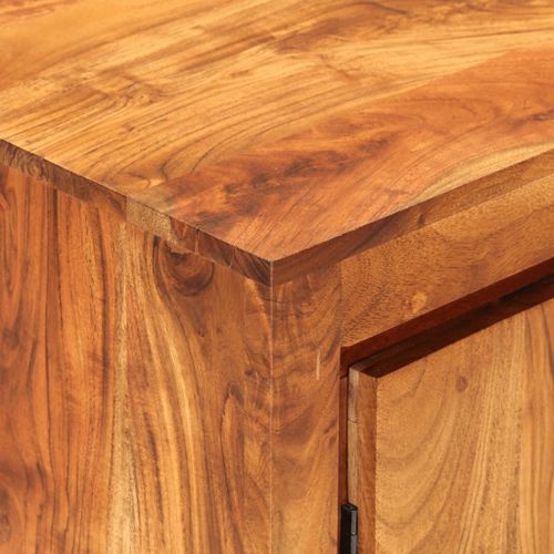 Vidaxl Buffet 55x33x75 Cm Bois Massif D'acacia
