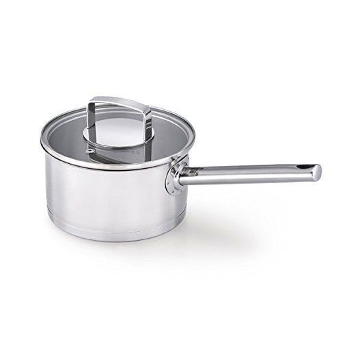 Kitchen Fun By Beka 13816174 Casserole, Acier Inoxydable, Gris, 16 Cm