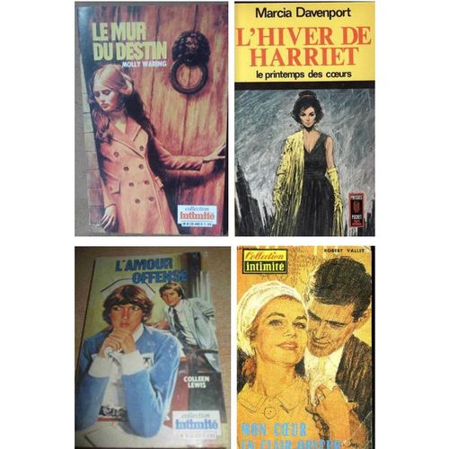 Lot De 8 Romans Années 1965 À 1983, Auteurs Molly Waring, Robert Vallet, Marcia Davenport,Jane Darnley,Colleen Lewis, Odette Joyeux
