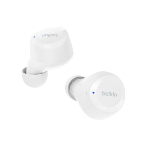 Belkin SoundForm Bolt - Écouteurs sans fil avec micro - intra-auriculaire - Bluetooth - blanc
