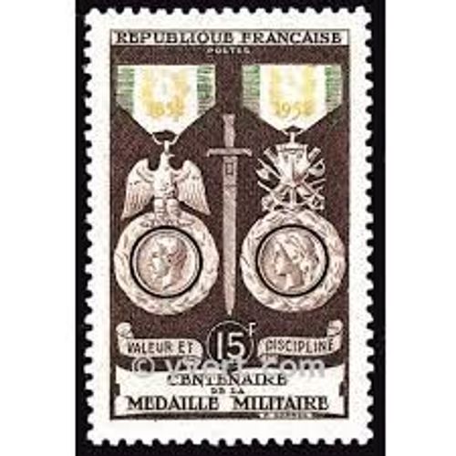 Centenaire De La Médaille Militaire Année 1952 N° 927 Yvert Et Tellier Luxe