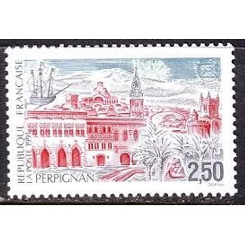 64ème Congrès De La Fédération Des Sociétés Philatéliques Françaises À Perpignan Année 1991 N° 2698 Yvert Et Tellier Luxe