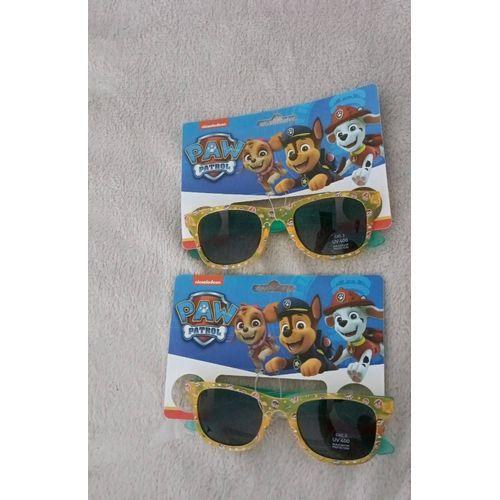 Lunette De Soleil Pat Patrouille Cat 3 Uv 400 Protection Maximum