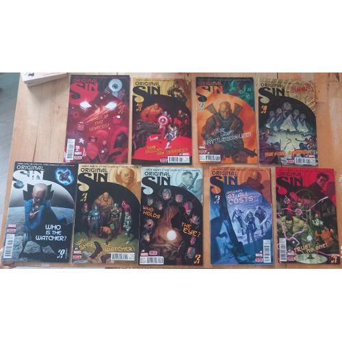 Original Sin - Lot De 9 Comics En Anglais - Série Complète Marvel Avengers